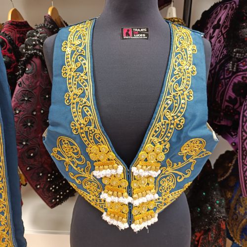 Traje de luces Azafata y Oro - Imagen 3