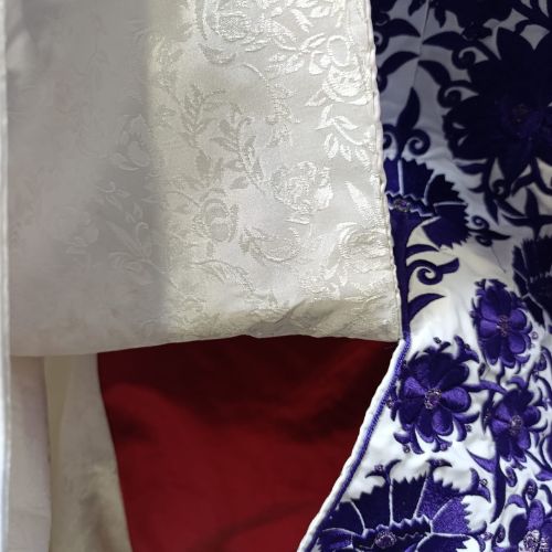 Capote de paseo blanco y nazareno - Imagen 3