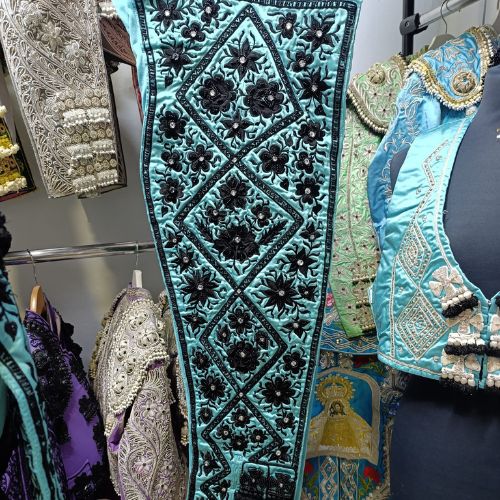 Traje de luces azul turquesa - Imagen 4