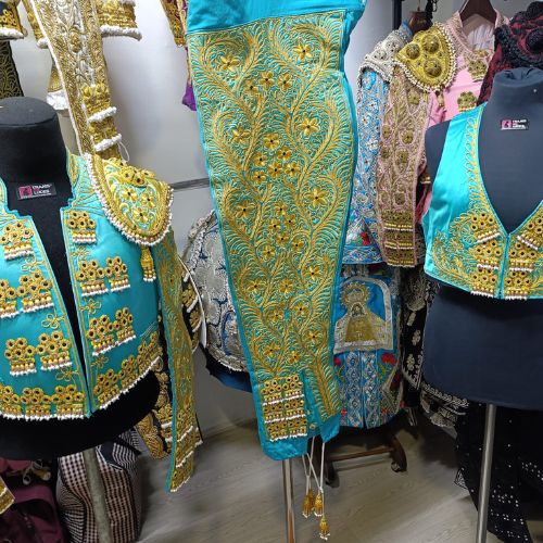 Traje de luces agua marina - Imagen 5