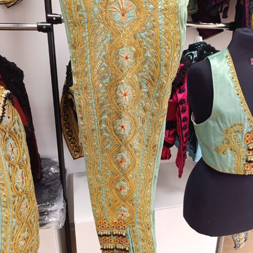 Traje de luces manzana y oro - Imagen 2