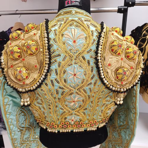 Traje de luces manzana y oro - Imagen 4